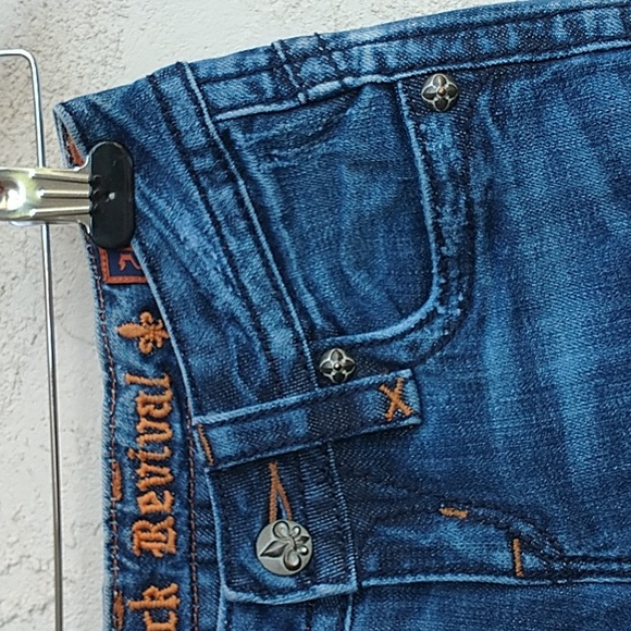 ROCK REVIVAL Jen Straight Leg Jeans Size 25 - Picture 5 of 15